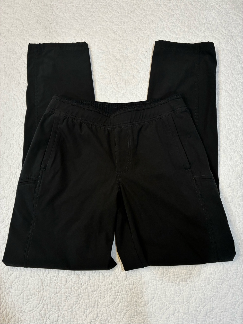 KUHL Freeflex Dash Pants Women Large Reg Charcoal Lightweight Hiking Stretch